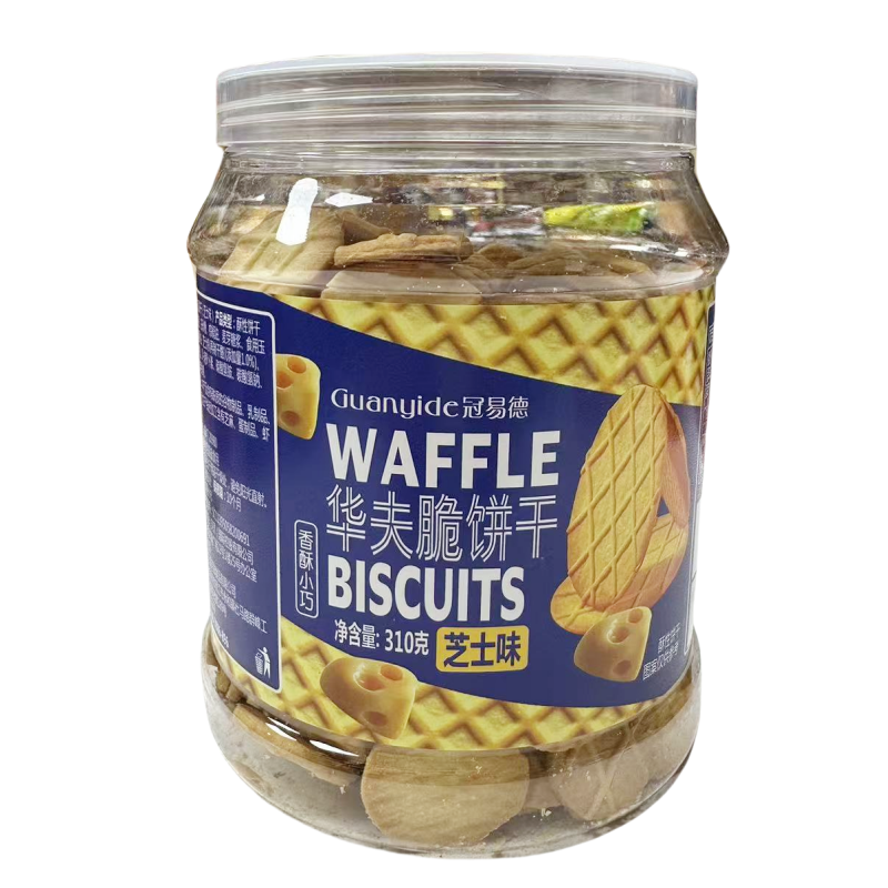 冠易德日式风味小圆饼310g罐装还有味咸蛋黄牛乳芝士可可味零食,淘宝优惠券,粉丝福利购,淘宝优惠卷