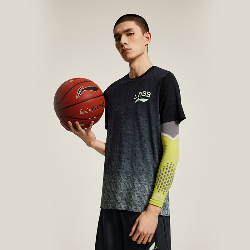 李宁短袖秋男篮球系列时尚舒适百搭透气修身短袖T恤衫ATSU723-B品,淘宝优惠券,粉丝福利购,淘宝优惠卷