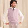 Warm cashmere pullover V-neck knitted vest inner wear