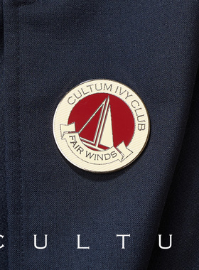 CULTUM磁吸胸针徽章珐琅金属电镀