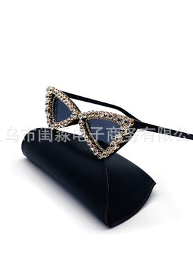 网红同款闪钻眼镜镶钻伴娘伴郎潮