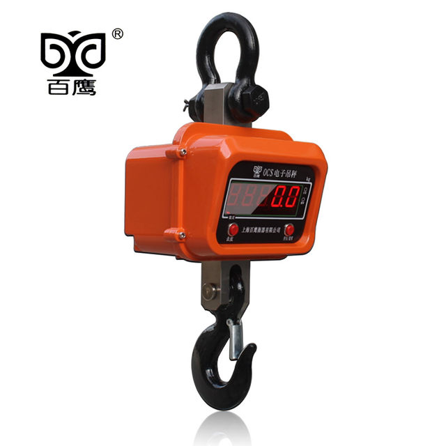 Shanghai Baiying Electronic Crane Scale 5t Industrial Crane Scale