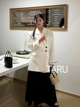 TarU Spring 2024 New Dont-to-suit jacket Women in small robs design High sense leisure