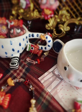 原创软陶新年锦鲤小鱼手链好运手链