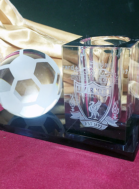 水晶实用刻字生日礼物模型