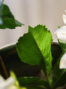 新中式风样板房会所茶室花瓶摆件