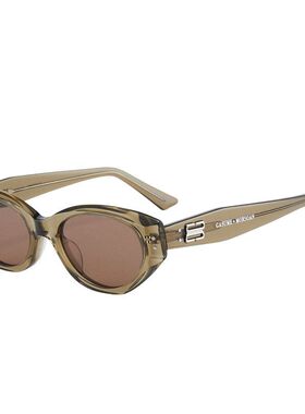 Jennie复古猫眼墨镜女小脸高级