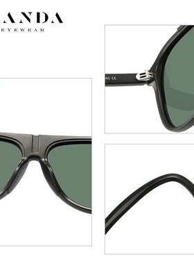 批发新款TR双色偏光太阳镜男士