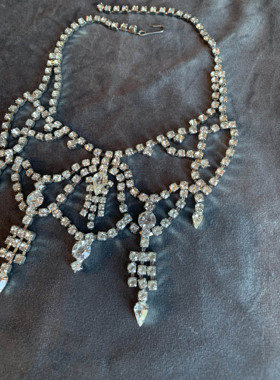 盖茨比系列水晶冰块莱茵石流苏