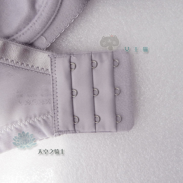 夏天的味道 精致绣花无海绵调整型收副乳薄款文胸75B80B85B90B - 图2