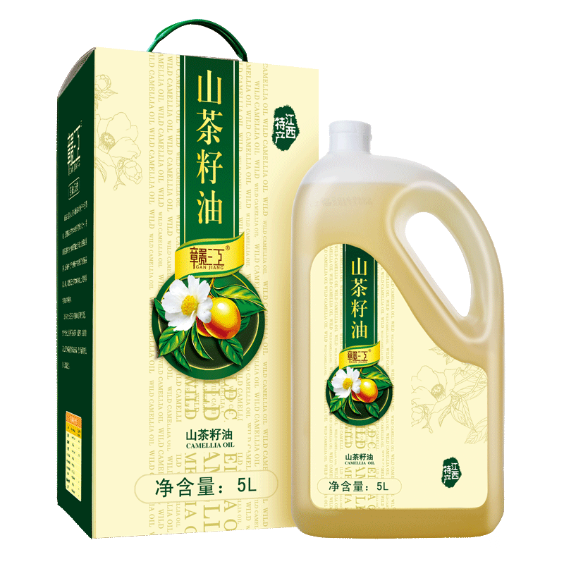 赣江纯山茶油食用油5L*4礼盒茶子油纯正山茶籽油江西农家茶树油 - 图3
