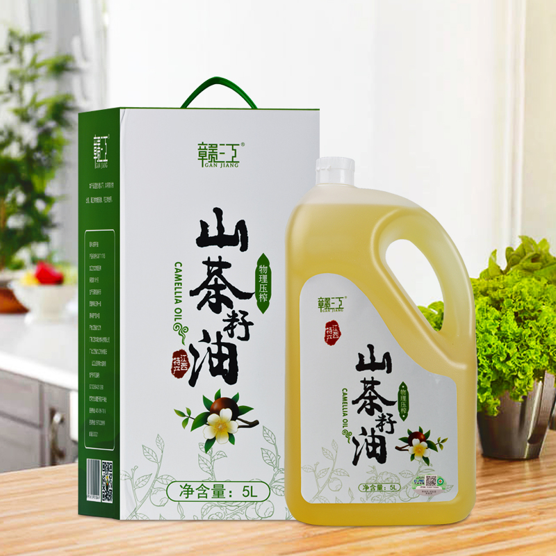 赣江有机山茶籽油5L茶油食用油山茶油江西纯正茶树油茶子油礼盒 - 图2