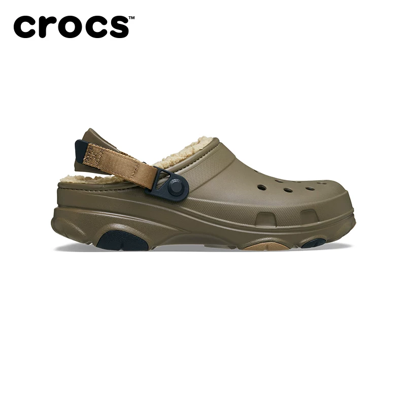 Крокс Crocchi Classic Trilin Теплые хлопковые тапочки для обуви на улицу, мужские теплые тапочки | 207936