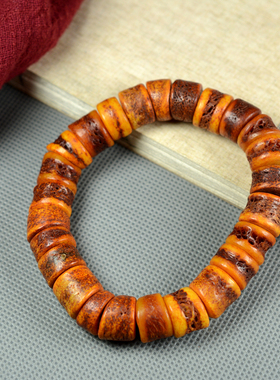 西藏牦牛骨手串随切嘎巴念珠