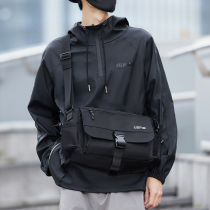 Skew Satchel Male Tide Card Large Capacity Sports Advanced Sense Design Sensation Small single shoulder bag Backpack Men Satchel Crossbowed