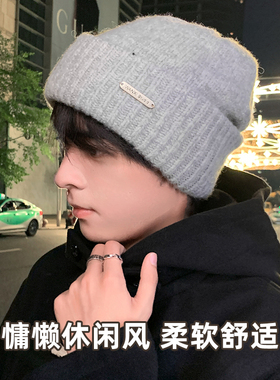 木村耀司帽子女款大头围毛线帽