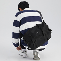 Skew Satchel Men Sports Tide Card Backpack Skew Cross Single Shoulder Bag Large Capacity Tooling Function Cross Shoulder Bag Boys Satchel Bag