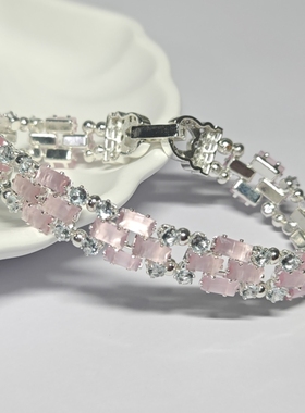 静的手作小店珍珍锆石钻手链手串成品