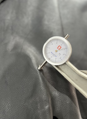 清货尾！意大利黑色荔枝纹羊皮1.0mm中挺手感 尾货清头层羊皮