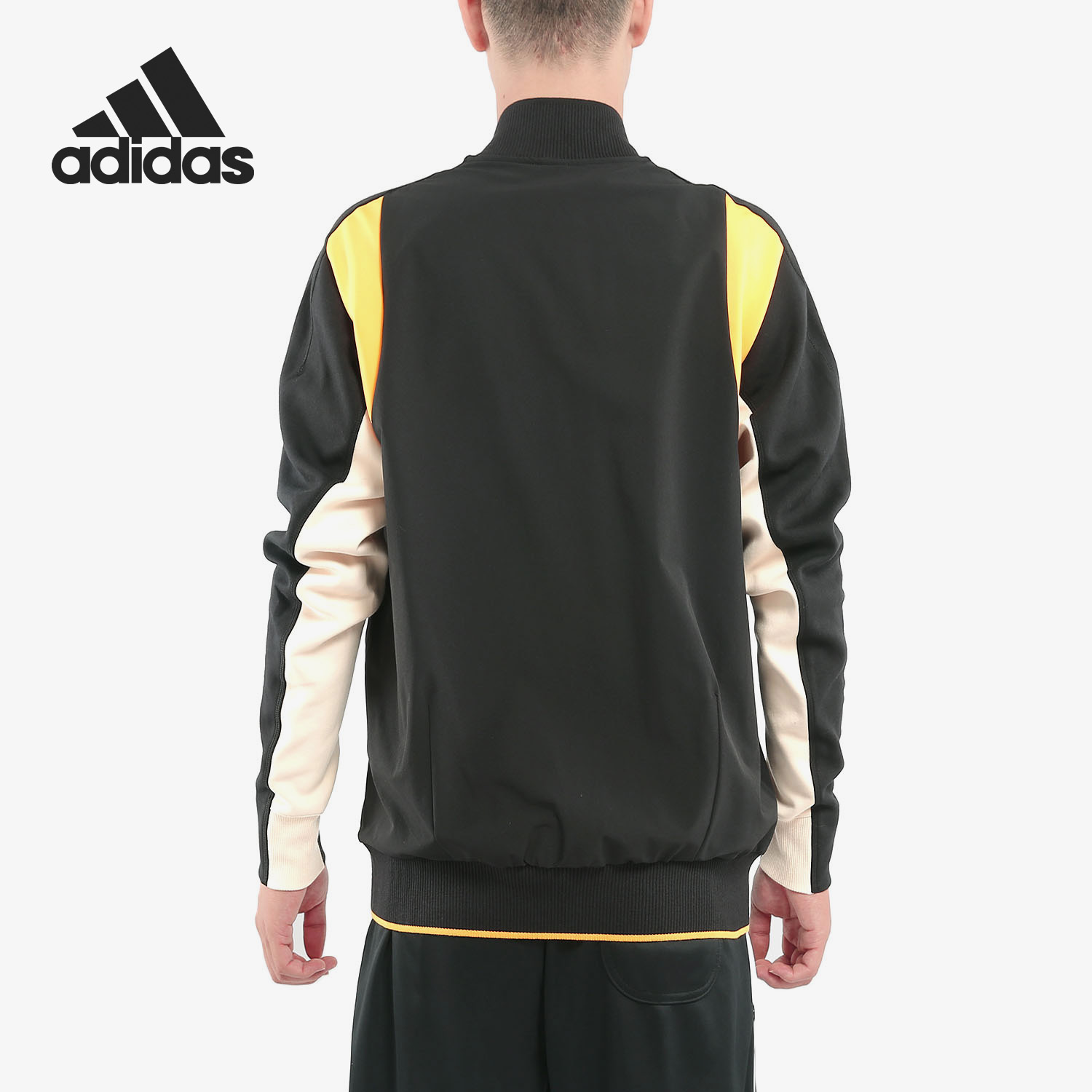 Adidas/阿迪达斯正品男子时尚潮流运动舒适宽松拉链外套EA0372-图2