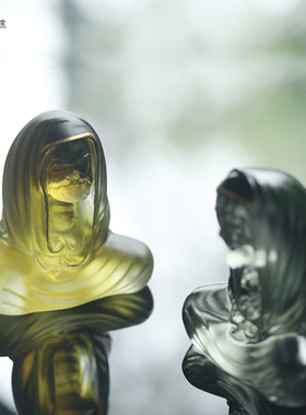 心缘堂古法琉璃达摩禅意风茶宠