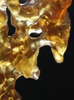 心缘堂琉璃疏影中式风禅意太湖石