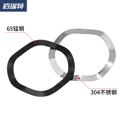 304不锈钢三波峰波浪垫片锰钢波形弹簧垫轴承垫圈金属圆形M3-M118 - 图0