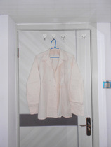 Full salary 65 style cotton fabric white shirt No. 2 back with track storage ash stains