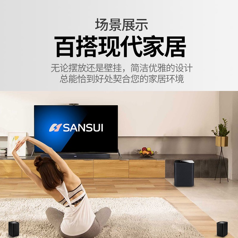 Sansui/山水95E电视音响回音壁5.1家庭影院音箱套装家用客厅组合-图3