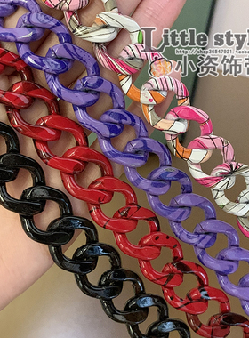 卡通链条单肩腋下包带