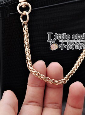 小斜挎包手拿包肩带灯笼链链条