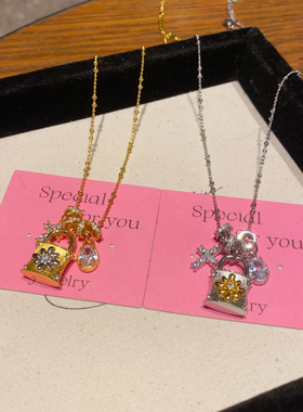 法式重工可拆卸~小克重实心锁包