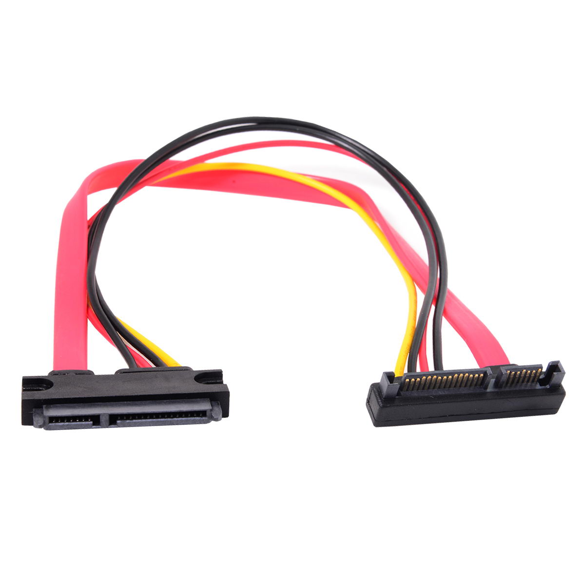 CY SATA 22pin公对母转接线延长线 SATA 7+15 22pin 串口硬盘线