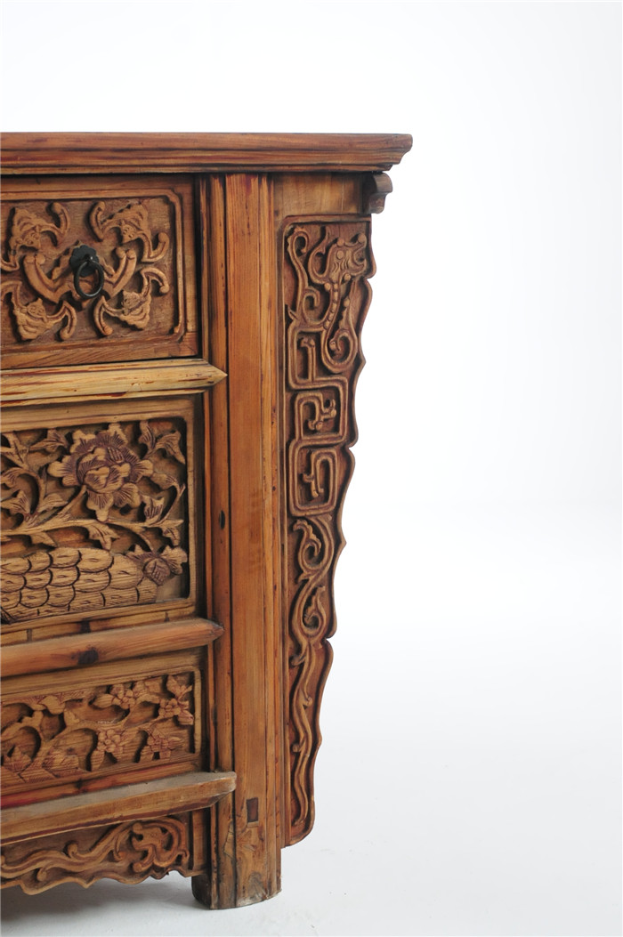 中国古美术山西榆木老旧桌收藏供桌案供台玄关餐边柜旧家具古董古-图2