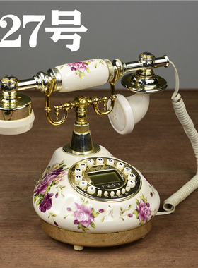 欧式电话机仿古经典座机高档奢华