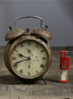 老旧座钟铜精工机械老座钟老钟表