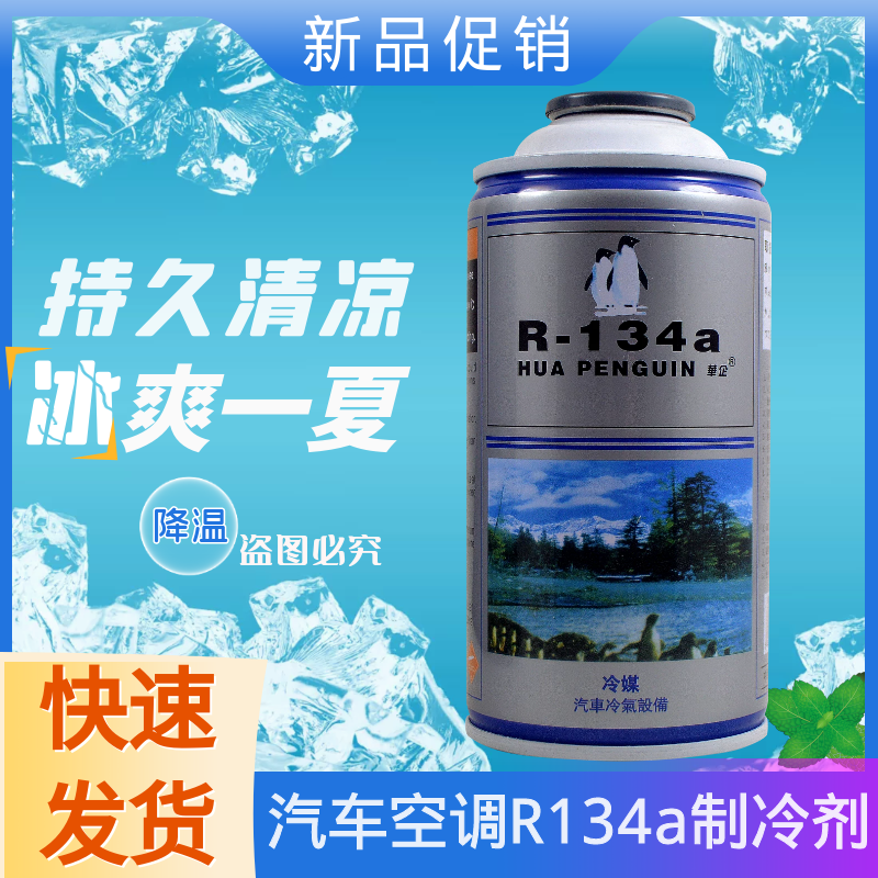 汽车空调R134a汽车加氟工具套装氟利昂制冷剂冷媒雪种堵漏套装 - 图1