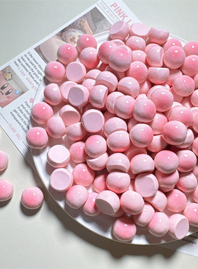 diy奶油胶仿真食玩小馒头饼干混装 发夹贴片手作自制挂件树脂配件