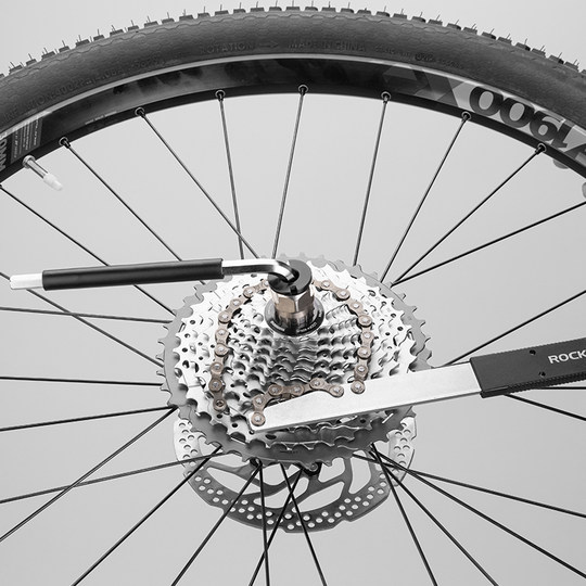 洛克兄弟自行车修车工具箱扳手补胎套装修理山地车公路车保养装备