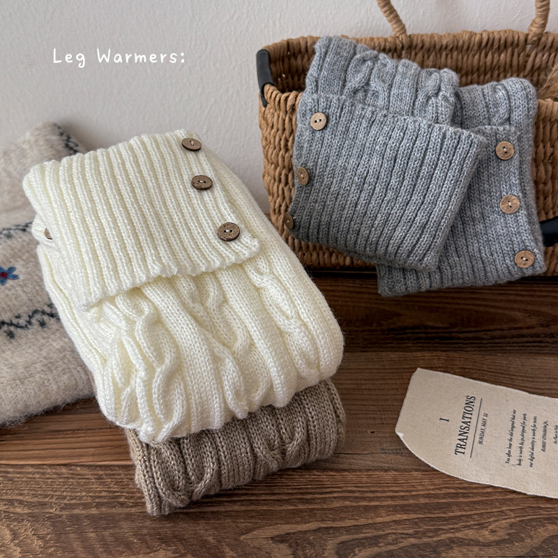【超宽松】40厘米秋冬加厚灰色纽扣翻边堆堆袜套堆堆袜女叠穿腿套,淘宝优惠券,粉丝福利购,淘宝优惠卷