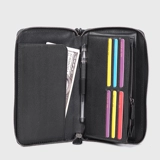 Плетеный бумажник подходит для мужчин и женщин, длинная кожаная универсальная маленькая сумка клатч с молнией