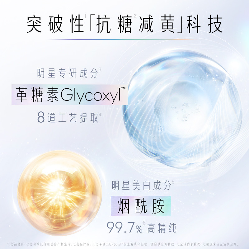 【顺丰速达】玉兰油抗糖小白瓶女面膜 olay贴片面膜