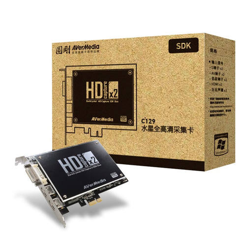 圆刚C129全高清采集卡2路HDMI 2路分量高清专业非编卡现货-图3