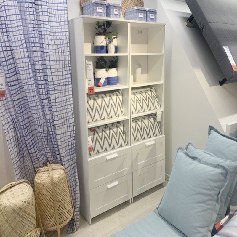 宜家国内代购百灵书架书柜展示柜置物架储物架书房陈列架书房收纳 - 图0