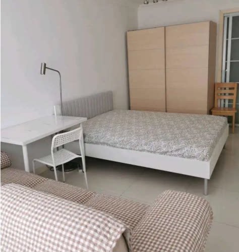 宜家国内代购布瓦拉双人床单人床小户型床架简约出租房床单身公寓 - 图1