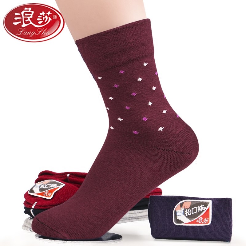 老年秋冬奶奶老人中老年人松口袜 鑫衢服饰短袜/打底袜/丝袜/美腿袜