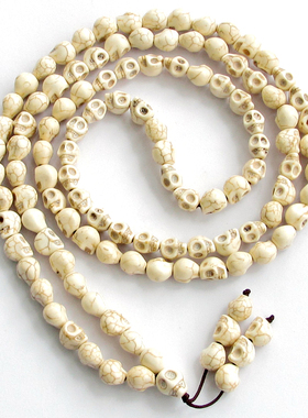 原创设计白松石108颗尸陀林主ins