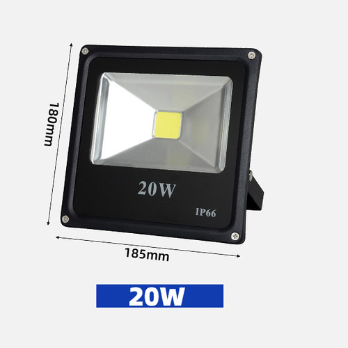 led投光灯防水低压直流12伏24V36v10W20W30w50W100瓦户外电瓶灯 - 图0