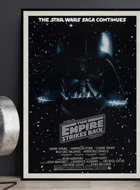 Star Wars 星球大战全集经典科幻电影海报装饰画影院酒吧个性挂画