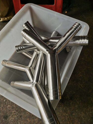 不锈钢304Y型宝塔软管三通皮管三通接头Y型三通水管接头8 10 12MM - 图3